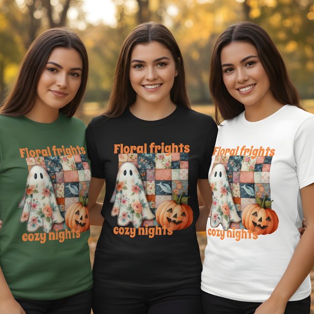 Blumenstrauß und gemütliche Nächte T-Shirt (Von Creator hochgeladen)