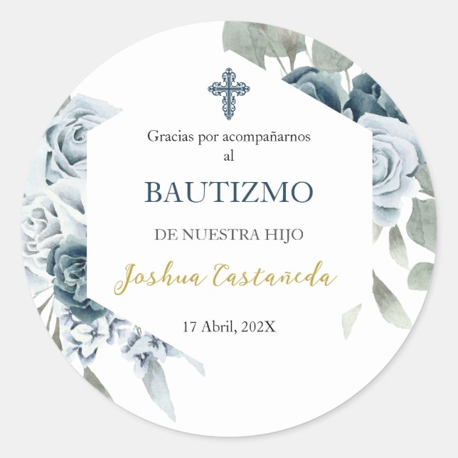 Blumenstrauß und grünes Bouquet dank Aufkleber (Vorderseite)