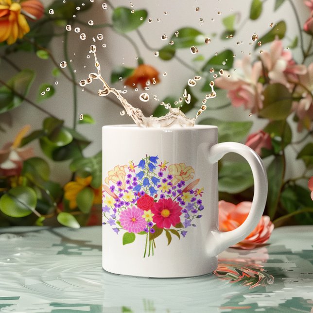 Blumenstrauß Valentinstag Tasse (Von Creator hochgeladen)