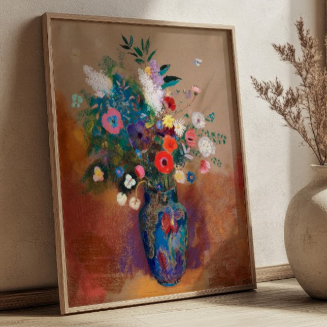 Blumenstrauß von Odilon Redon Stillleben Poster (Von Creator hochgeladen)