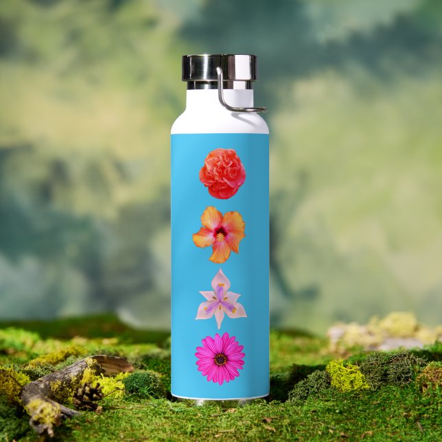 Blumenstrauß Wasserflasche Trinkflasche (Außenbereich (gedreht))