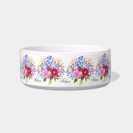 Blumenstrauss White Pet Schale Napf