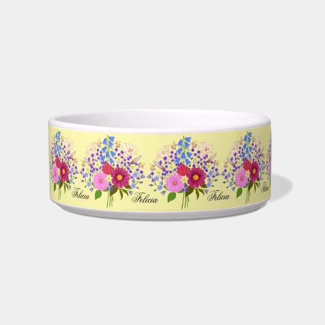 Blumenstrauss Yellow Pet Bowl Napf (Links)