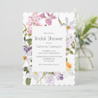 Blumensträuße Wildblumen Einladungen zur Dusche Br