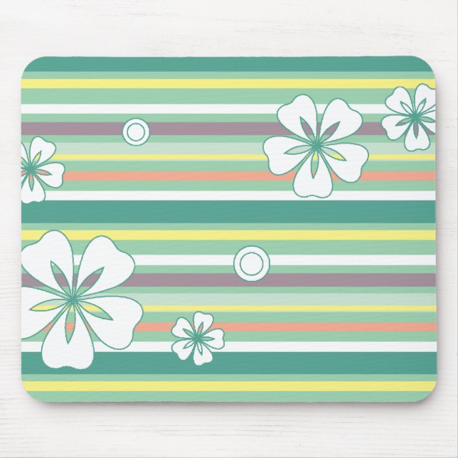 Blumenstreifen_4 Mousepad (Vorne)