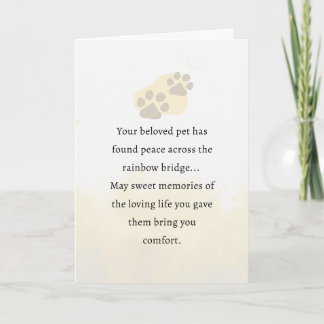 Blumensympathie-Karte Wasserfarbenserie Karte