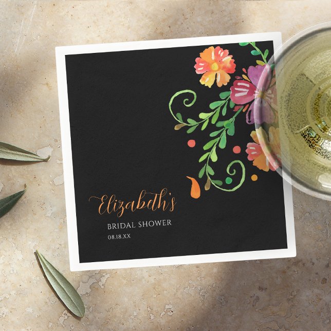 Blumentag des Toten Brautparty Serviette (Von Creator hochgeladen)