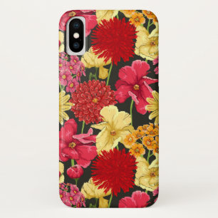 Blumentapete in der Aquarellart Case-Mate iPhone Hülle