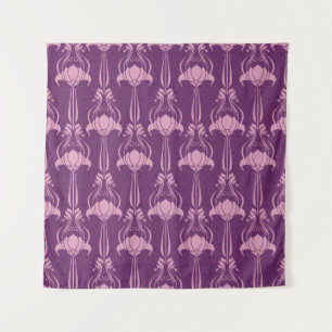 Blumentapete Rosa Violettdesign Wandteppich