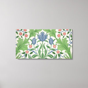 Blumentapetenentwurf Leinwanddruck