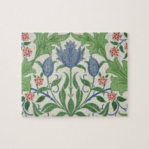 Blumentapetenentwurf Puzzle