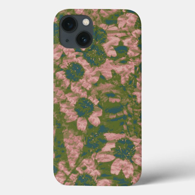 Blumentarnungsmuster Case-Mate iPhone Hülle (Rückseite)