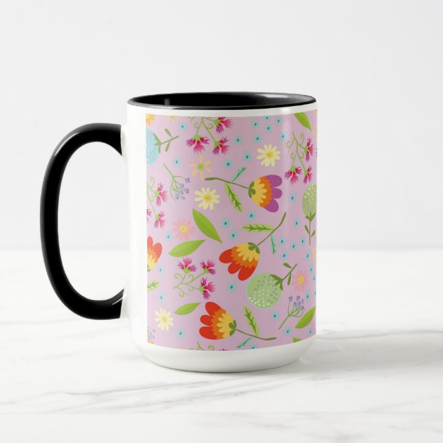 Blumentasse Tasse (Links)