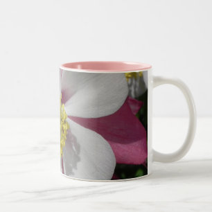 BlumenTassen-Rosa/lila Zweifarbige Tasse