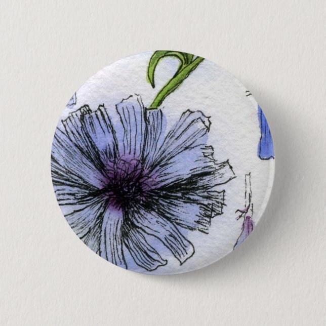 Blumentaste "Chickory" Button (Vorderseite)