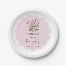 Blumentee-Brautparty-Party Teller