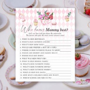 Blumentee-Party - Wer kennt das beste Mami-Spiel?