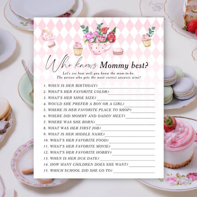 Blumentee-Party - Wer kennt das beste Mami-Spiel? (Von Creator hochgeladen)