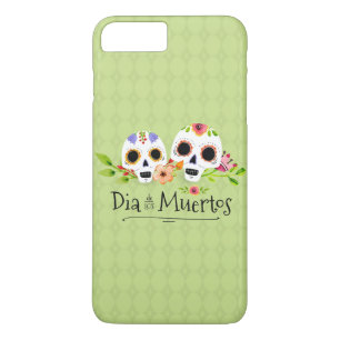 Blumentelefon-Kasten zuckerskulls Dia de Muertos Case-Mate iPhone Hülle