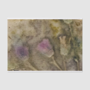 Blumenteppichpapier Lila Öko Seidenpapier