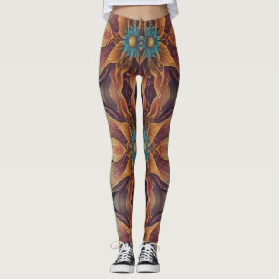 Blumentextur "Ratti_Creative_Arts" Leggings