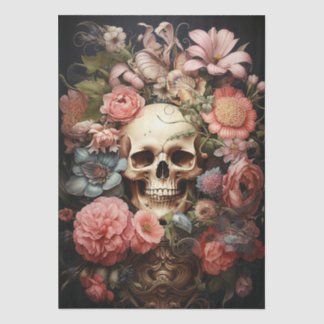 Blumentexturierung Seidenpapier