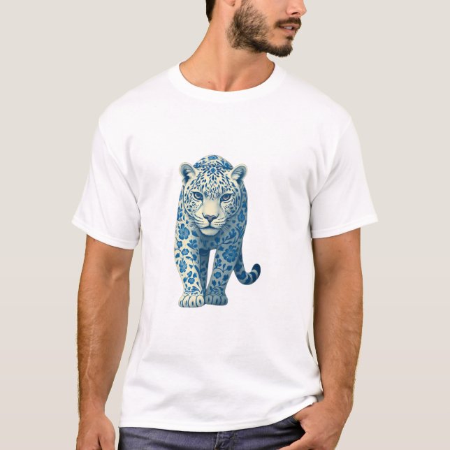 Blumentiger T-Shirt (Vorderseite)