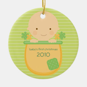 Blumentopf Baby's First Christmas Ornament