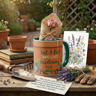 Blumentopf personalisiertes Gärtnern Tasse