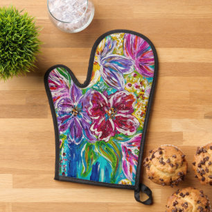 Blumentöpfchen Ofen Mitt Ofenhandschuh