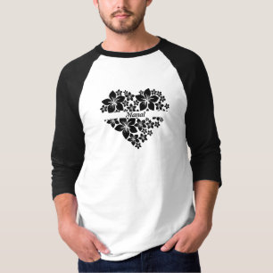 Blumentraum Herz T-Shirt
