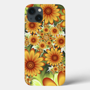 Blumentraum, Moderne Abstrakte Blume Fraktal Kunst Case-Mate iPhone Hülle