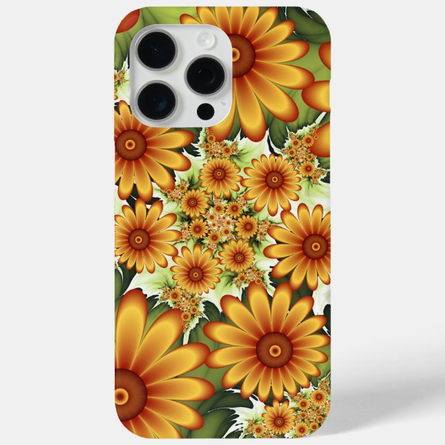 Blumentraum, Moderne Abstrakte Blume Fraktal Kunst Case-Mate iPhone Hülle (Rückseite)