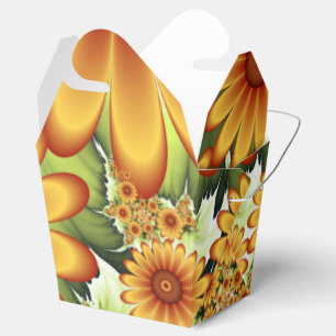 Blumentraum, Moderne Abstrakte Blume Fraktal Kunst Geschenkschachtel