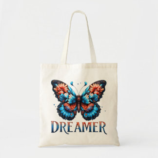 Blumentraum-Schmetterling-Tasche Tragetasche