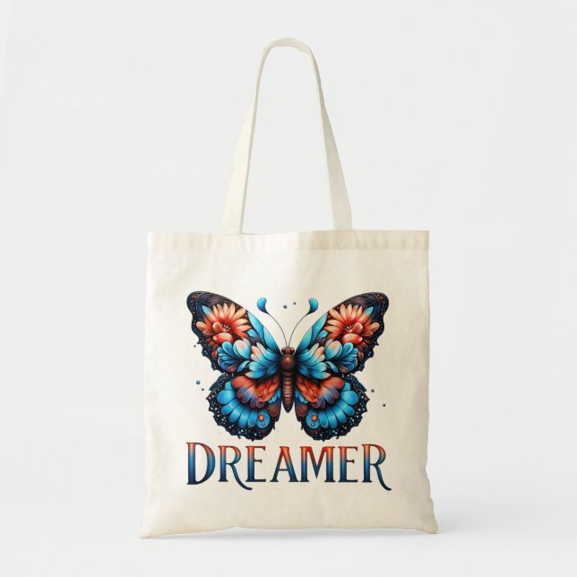 Blumentraum-Schmetterling-Tasche Tragetasche (Vorne)
