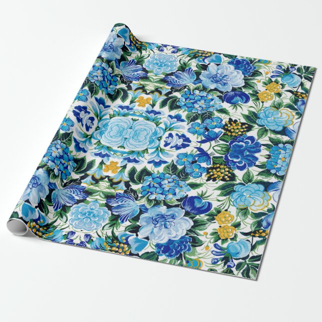 Blumenträume #5 in Susiejayne Geschenkpapier (Ungerollt)