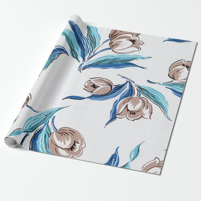 Blumenträume #9 bei Susiejayne Geschenkpapier (Ungerollt)