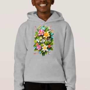 Blumentribut an Krankenschwestern Hoodie