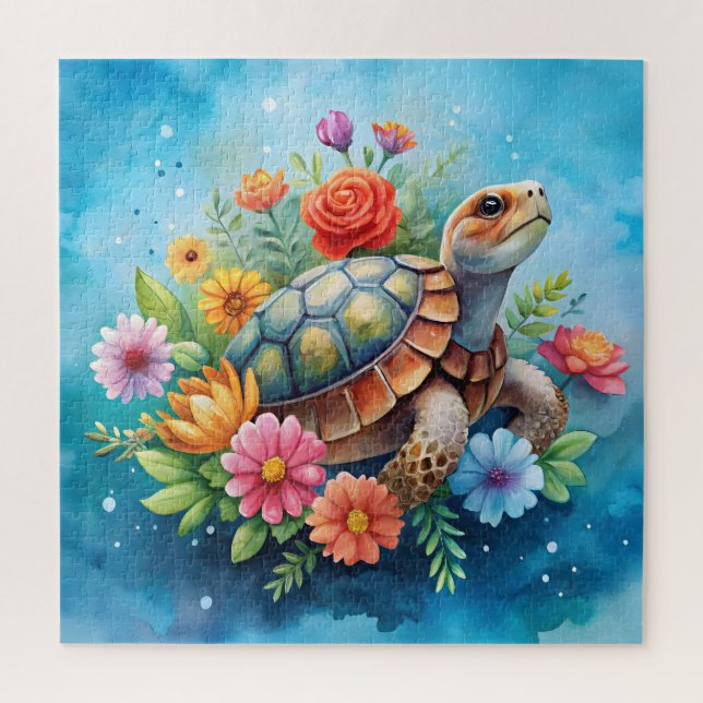 Blumenturtle Puzzle (Vertikal)