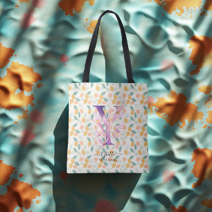 Blumentüte mit Boho-Pastell-Muster und floraler In