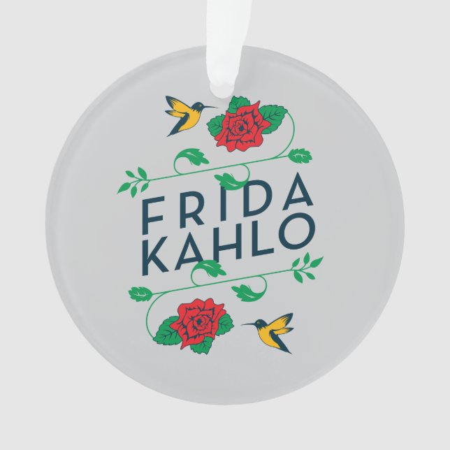 Blumentypographie Frida Kahlos | Ornament (Vorderseite)