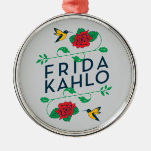 Blumentypographie Frida Kahlos   Ornament Aus Metall