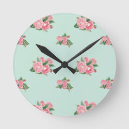 Blumenuhr Runde Wanduhr