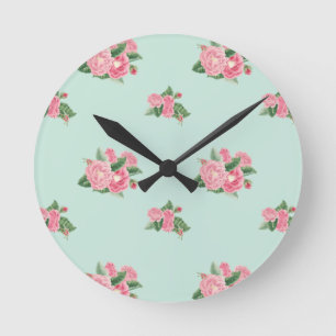 Blumenuhr Runde Wanduhr