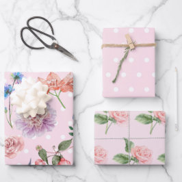 Blumenumhüllungspapier für jeden Anlass Geschenkpapier Set