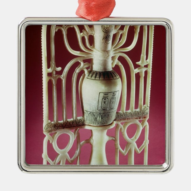 Blumenunguentglas, vom Grab von Ornament Aus Metall (Vorne)