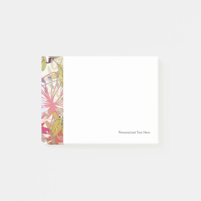 Blumenuntergrund 6 post-it klebezettel (Vorderseite)