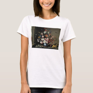 Blumenvase am Fenster, Balthasar van der Ast T-Shirt