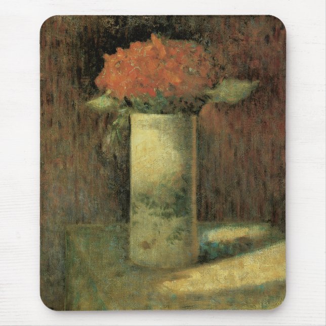 Blumenvase Mousepad (Vorne)
